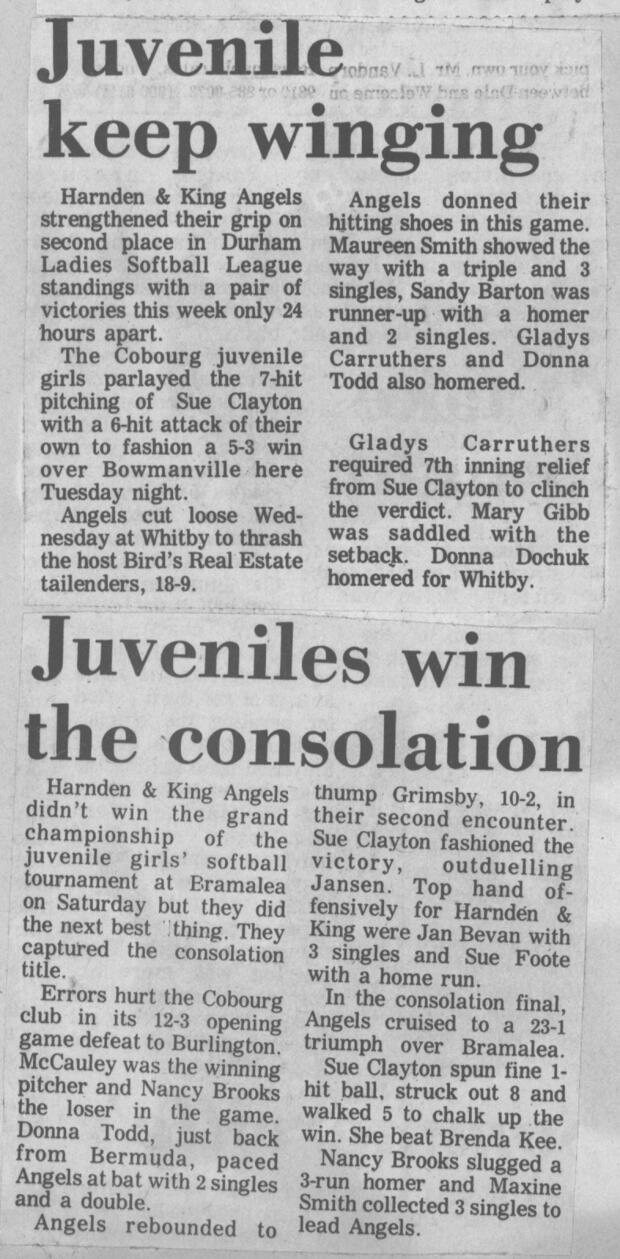 1971 Coverdale Angels 