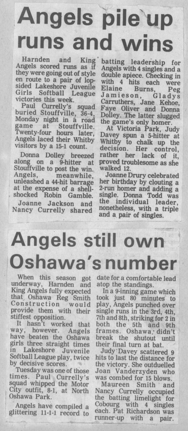 1973 Cobourg Angels
