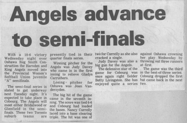 1973 Cobourg Angels