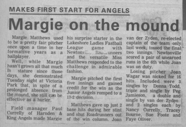 1976 Cobourg Angels