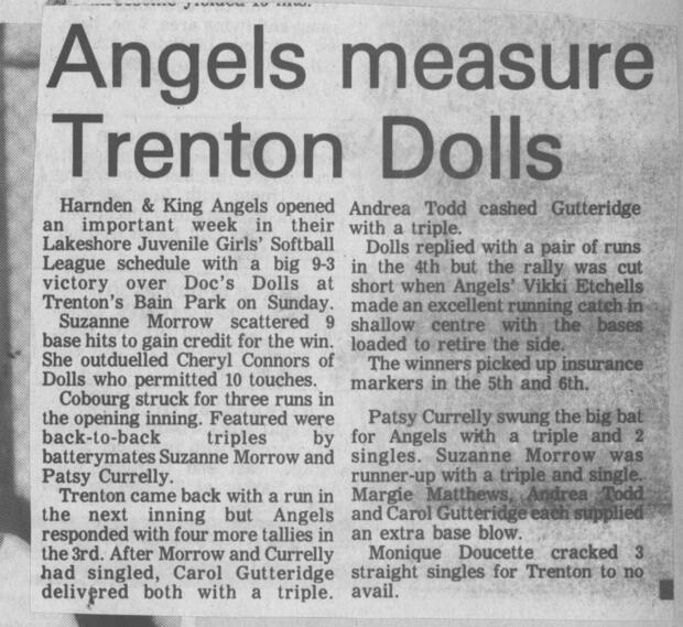 1978 Cobourg Angels