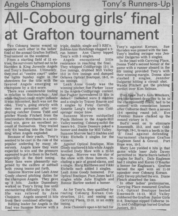1978 Cobourg Angels