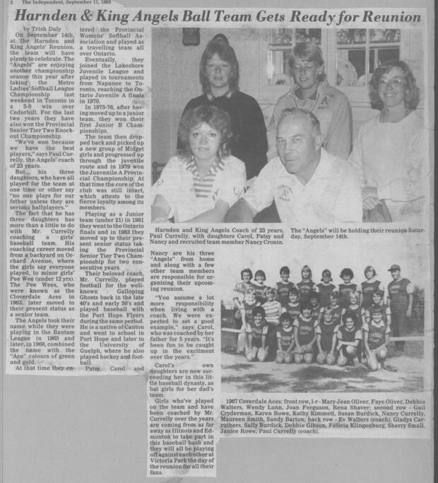 1985 Cobourg Angels