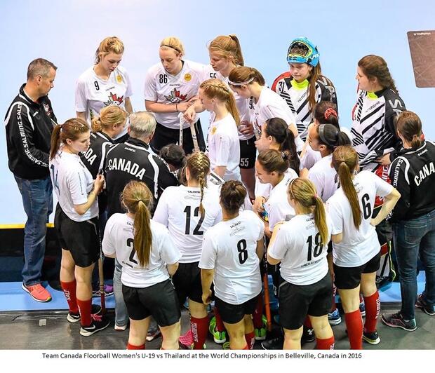 2016 Team Canada Floorball U-19 Belleville Worlds