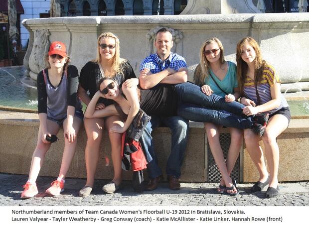 2012 Team Canada Floorball U-19 team photos at Slovakia