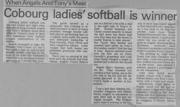 1979 Cobourg Angels