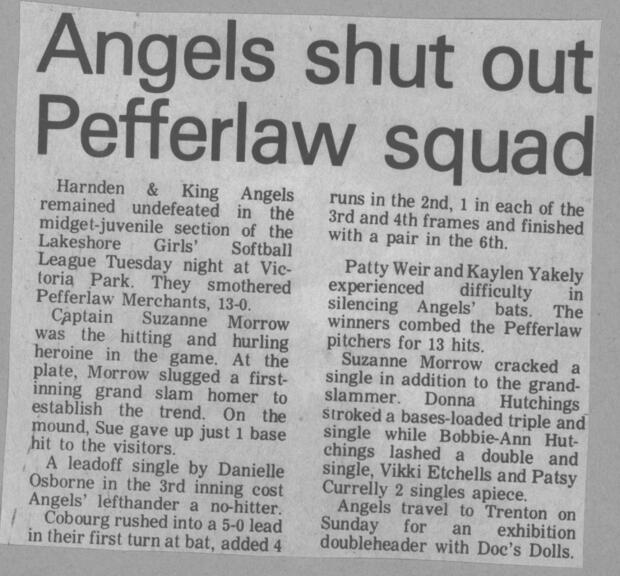 1979 Cobourg Angels