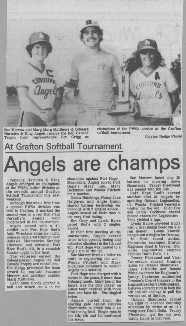1979 Cobourg Angels