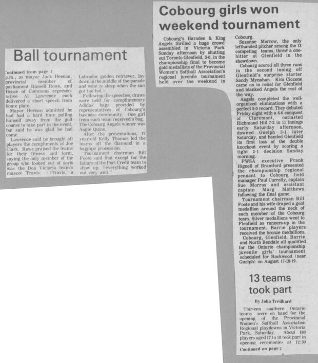 1979 Cobourg Angels