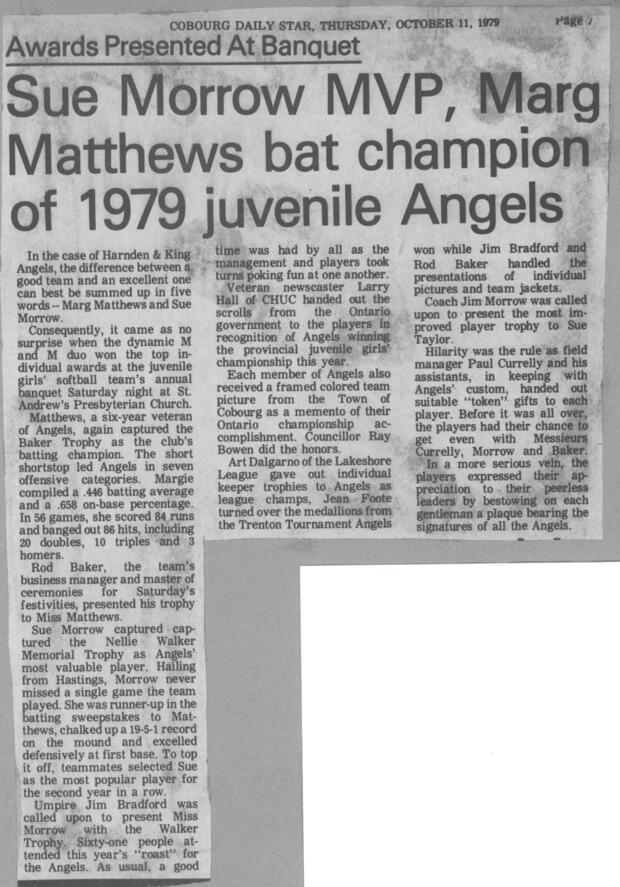 1979 Cobourg Angels