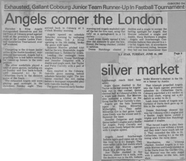 1980 Cobourg Angels