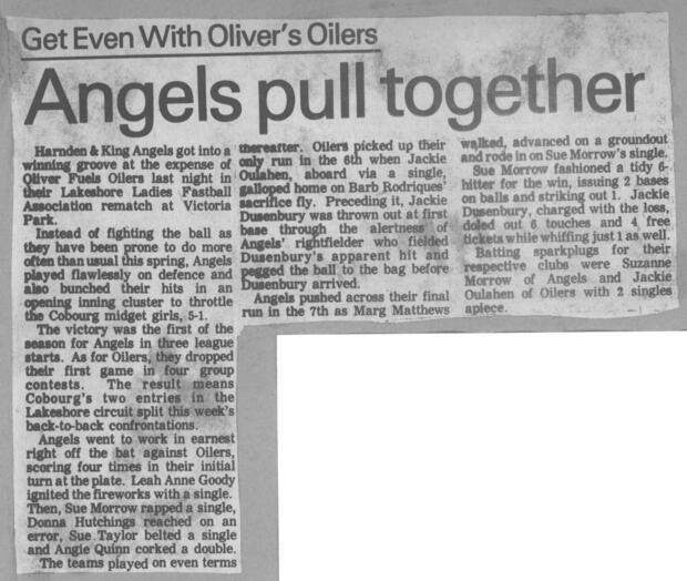 1980 Cobourg Angels