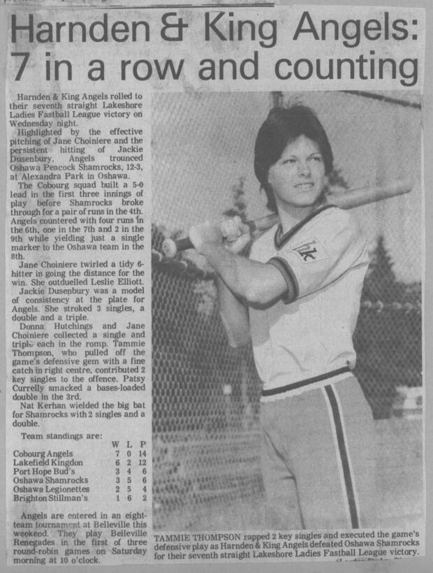 1982 Cobourg Angels
