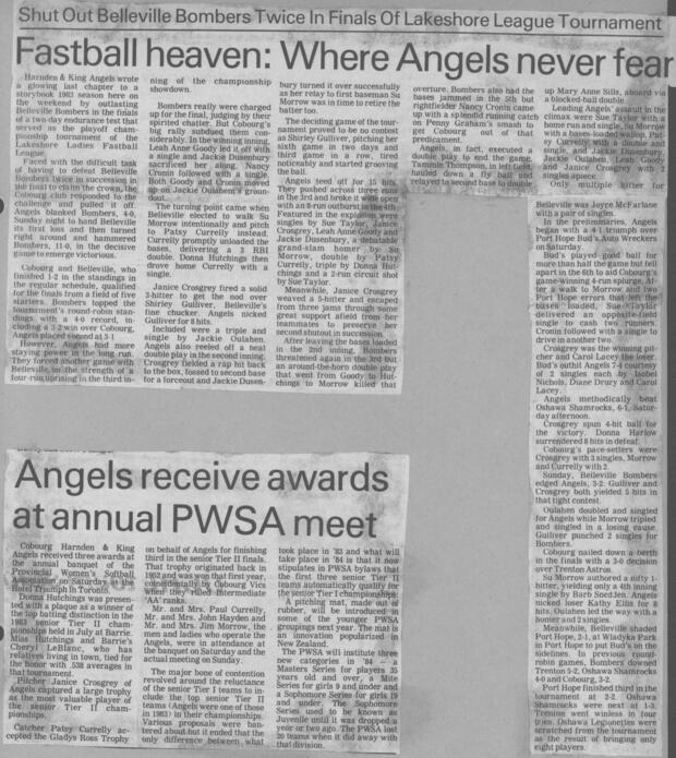 1983 Cobourg Angels