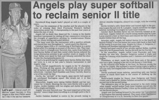1987 Cobourg Angels