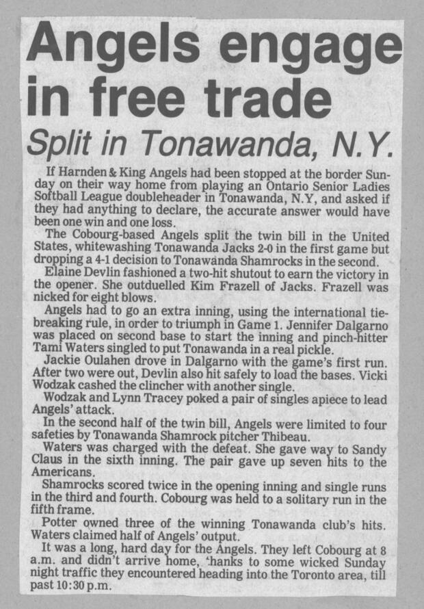 1988 Cobourg Angels