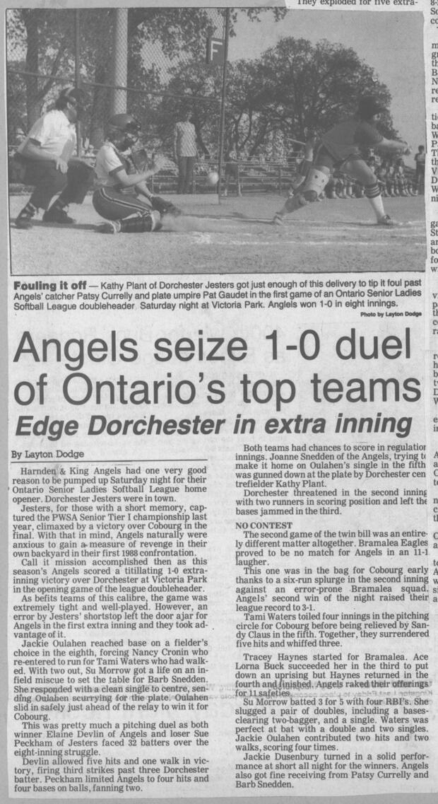 1988 Cobourg Angels