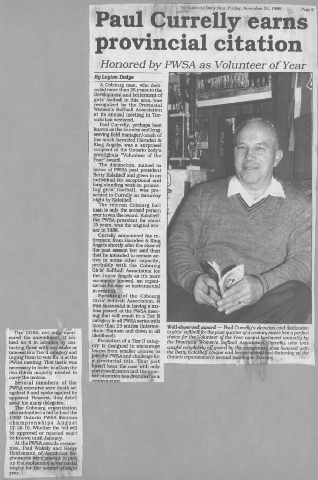 1989 Cobourg Angels