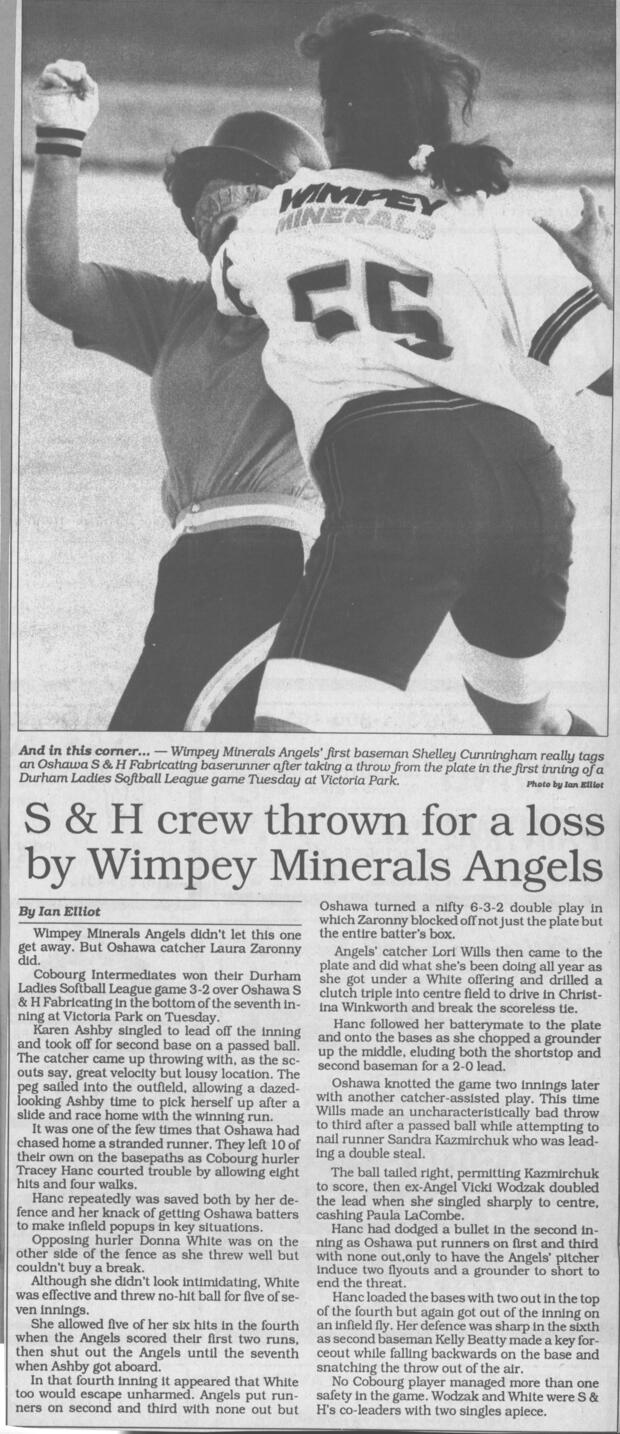 1992 Cobourg Junior Angels