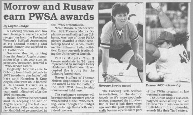 1993 Cobourg Junior Angels