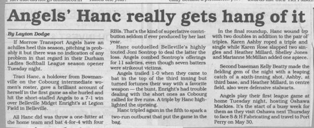 1993 Cobourg Junior Angels