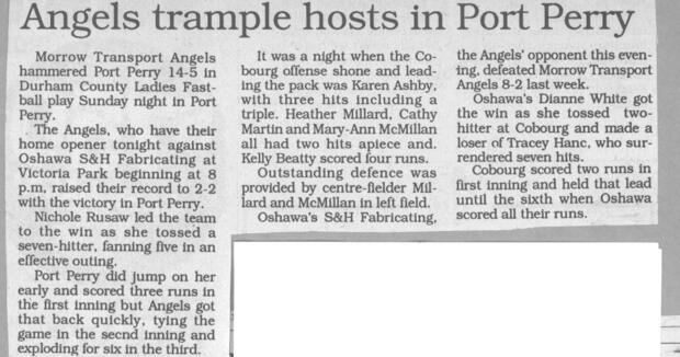 1993 Cobourg Junior Angels