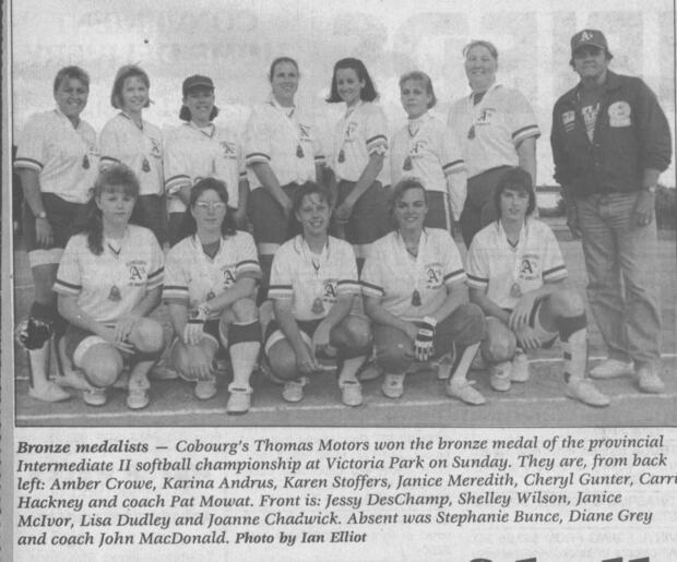 1993 Cobourg Junior Angels