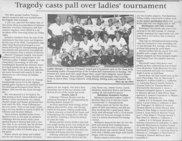 1993 Cobourg Junior Angels