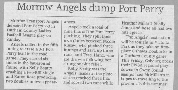 1993 Cobourg Junior Angels