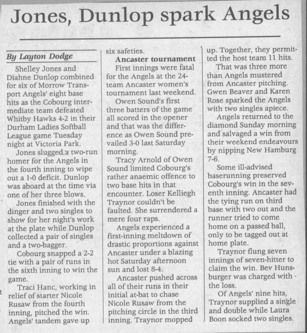 1994 Cobourg Angels