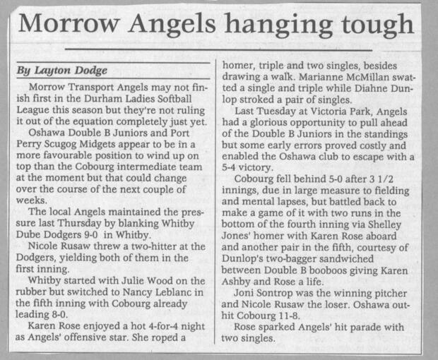 1994 Cobourg Angels
