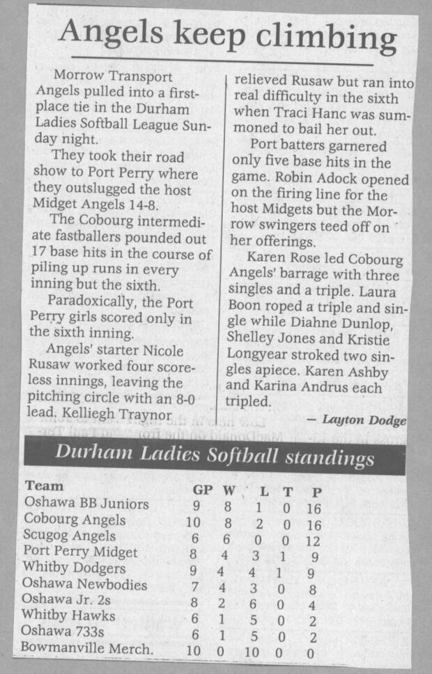1994 Cobourg Angels