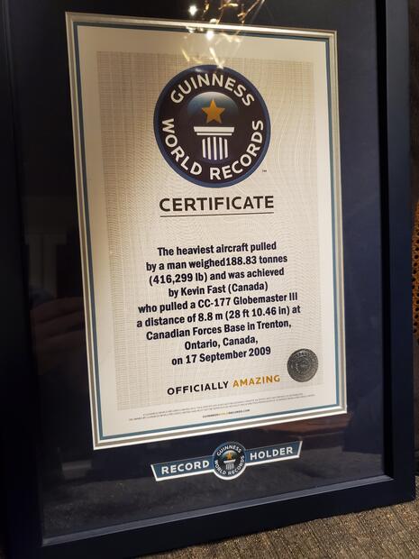 Kevin Fast certificate