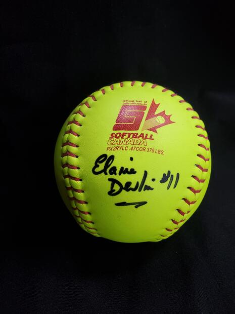 Elaine Devlin softball