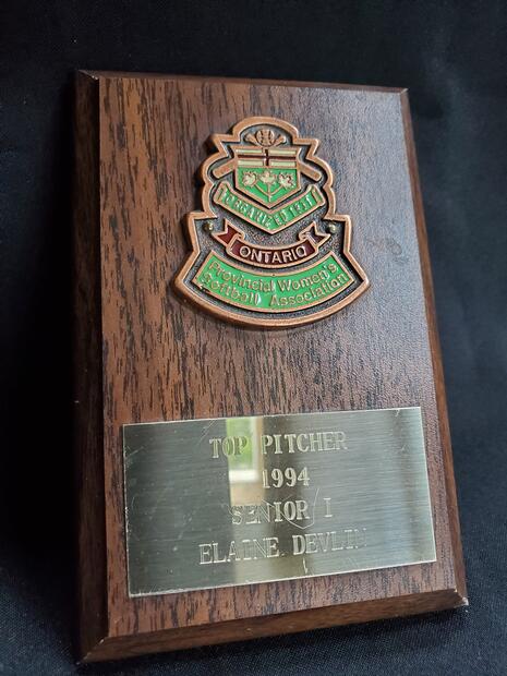 Elaine Devlin Plaque