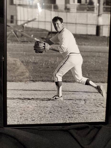 1980s Ross Quigley framed photo
