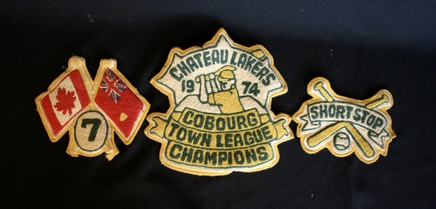 1974 Cobourg Men's softball champs crests