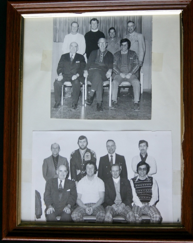 1975-76 Cobourg Legion Softball Executive photos