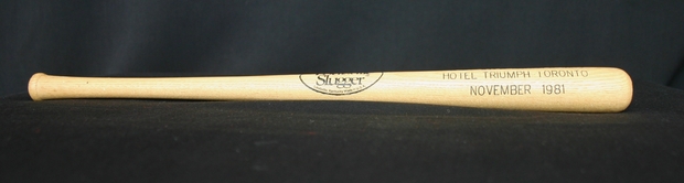 1981 Cobourg Angels - PWSA miniature wooden bat