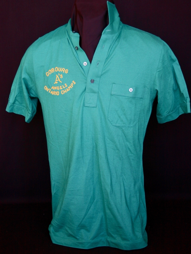 Cobourg Angels Ontario Champions golf shirt