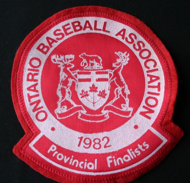 1982 Cobourg Baseball crest Provincial Finalists