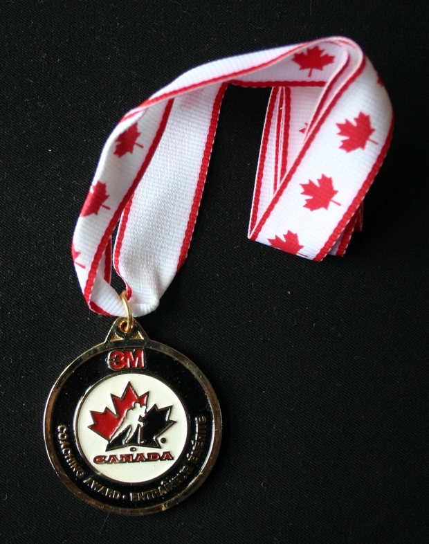 CCHL CAC 3M Canada Coaching Award medallion