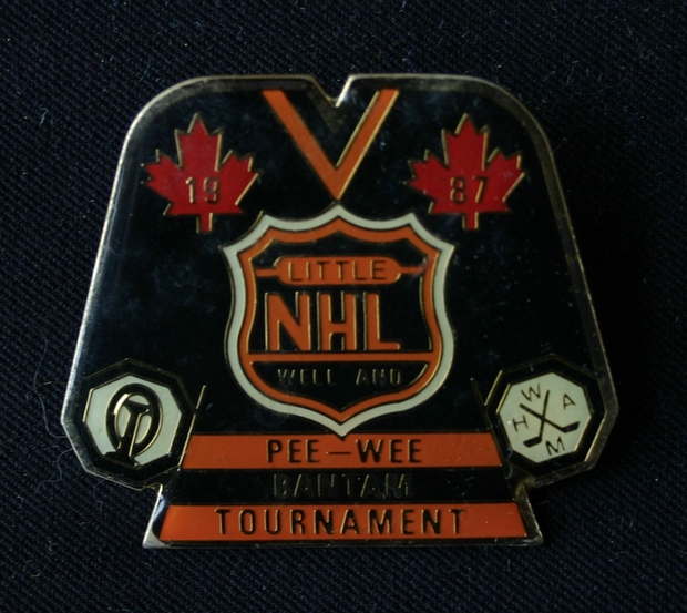 1987 CCHL Little NHL PeeWee-Bantam Tourney button