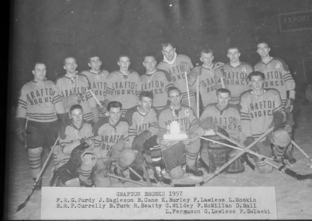 1957 Grafton Broncs photo in Cobourg Mercantile Hockey League