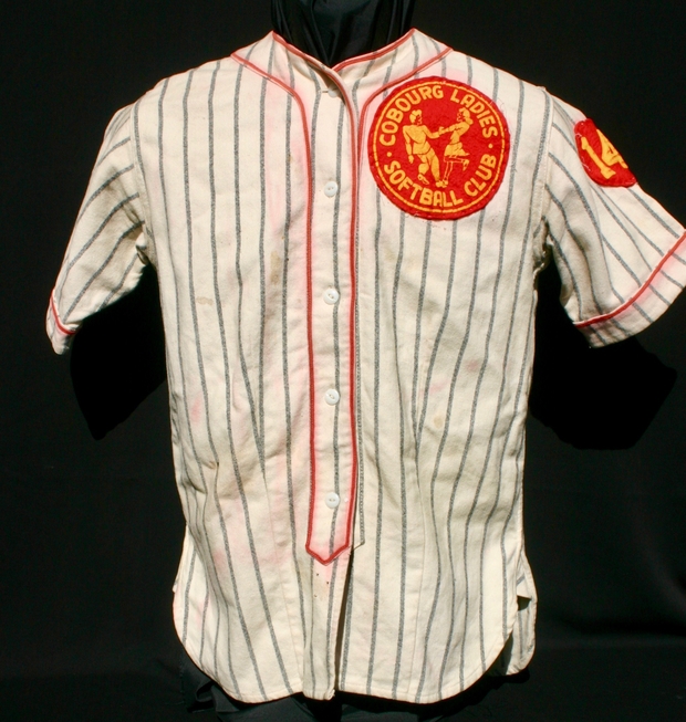 1935 Cobourg Ladies Softball club uniform #14