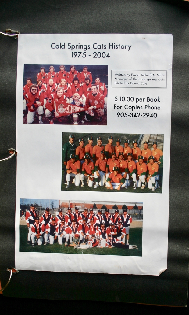 1975-2004 Cold Springs Cats history Ewart Timlin