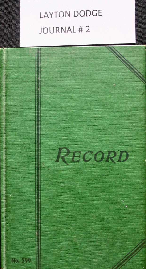 1960 Layton Dodge scorebook #2 ball Leagues