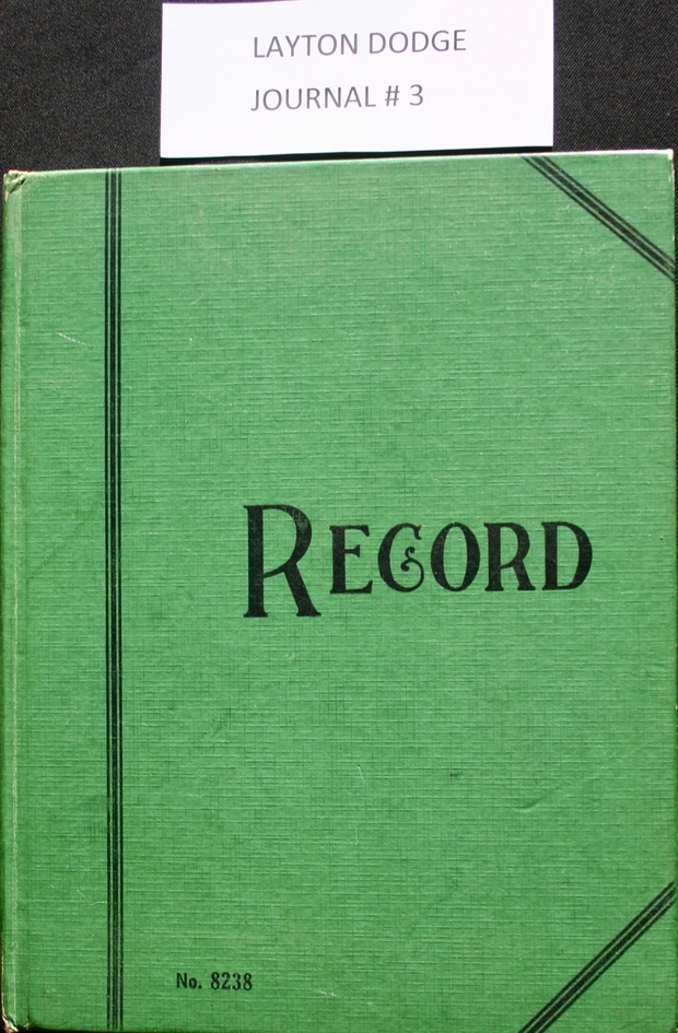 1965-66 Layton Dodge scorebook #3 CCHL leagues