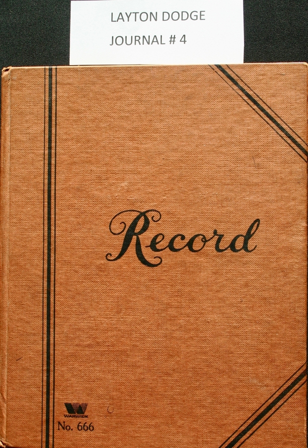 1963-64 Layton Dodge scorebook #4 hockey leagues