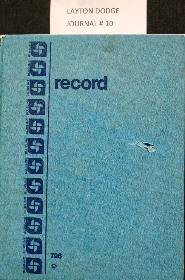 1975-76 Layton Dodge scorebook#10 hockey leagues